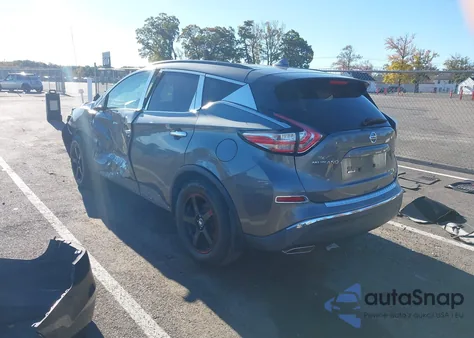 2017 Nissan Murano Sv from USA, damaged, VIN 5N1AZ2MH3HN137403
